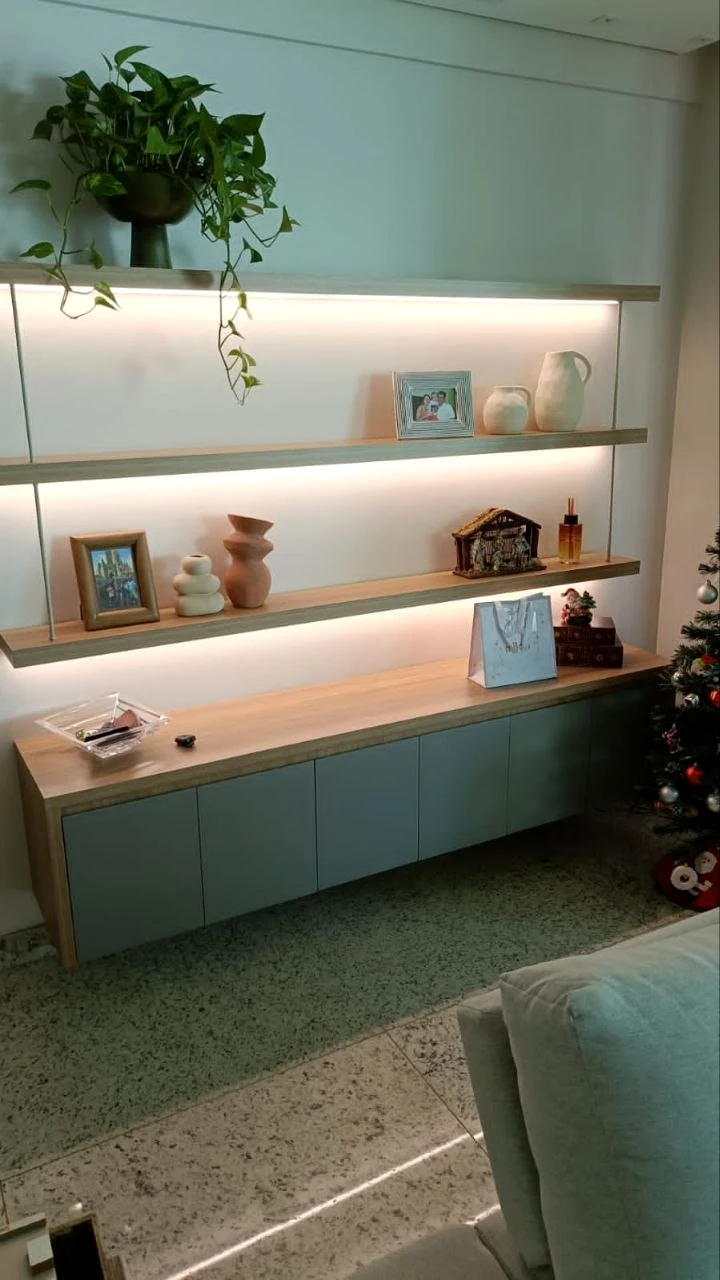 Painel iluminado